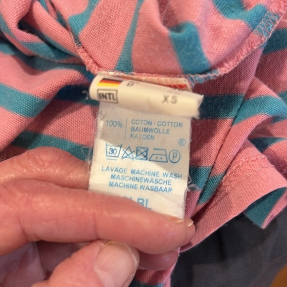 Saint James Striped Pink and Blue Women's Top. Size 6 - Picture 7 of 7